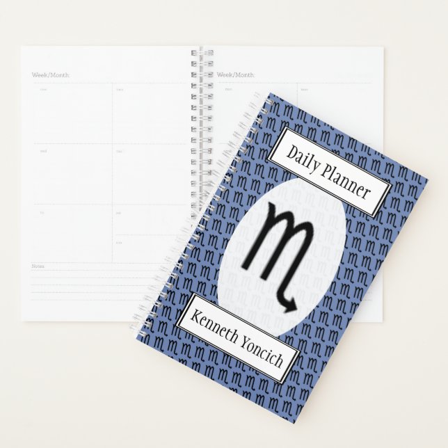 Scorpio Zodiac Symbole Standard par Kenneth Yoncic (Devant avec enveloppe)