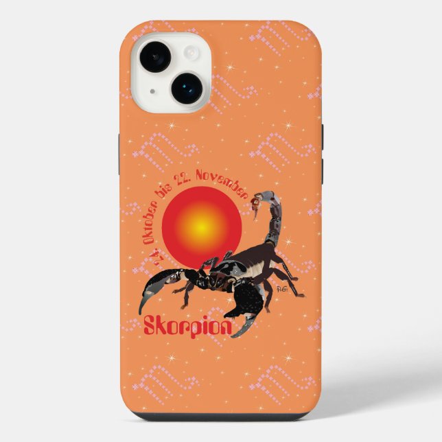 Scorpion 24 oct. - 22 nov. Coque Apple iPhone (Verso)