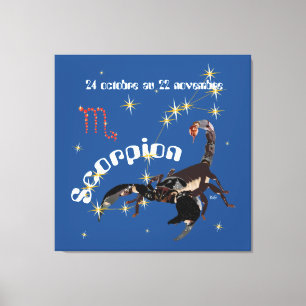 Scorpion 24 oct. au 22 nov. Impression sur toile