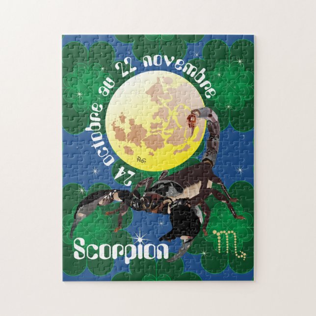 Scorpion 24 octobre 22 novembre puzzle (Vertical)