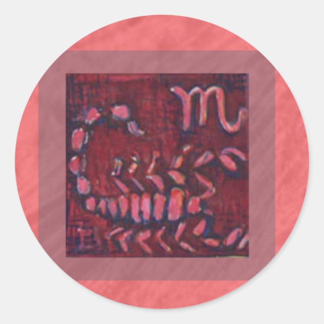 Scorpion, Autocollant (petit) (Devant)