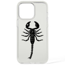 Scorpion Empereur Noir Vintage Illustration Clear