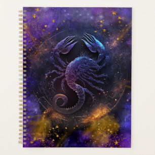 Scorpion Signe du zodiaque Dessin à l'aquarelle