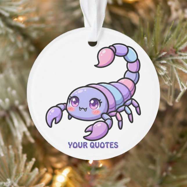 Scorpion Zodiaque Chibi Mignon (Arbre)