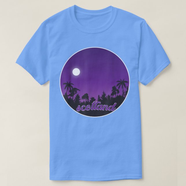 scotland By night avec Palms T-Shirt (Design devant)