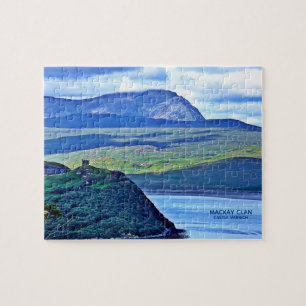 Scotland Castle Varrich MacKay Clan Jigsaw Puzzle