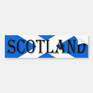 Scotland Flag Scotland Bumper Sticker arc1