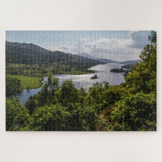 Scotland Jigsaw Puzzle – Landscape Loch Tummel