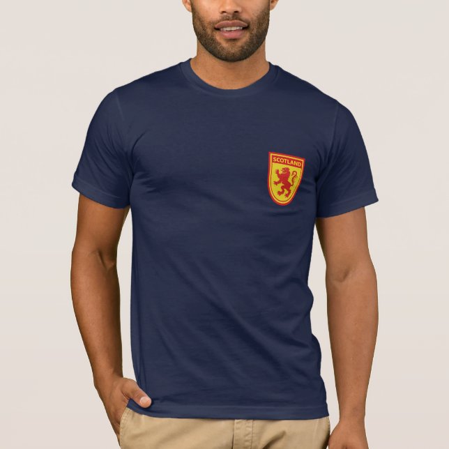 Scotland Lion Rampant Shield Tshirt (Devant)