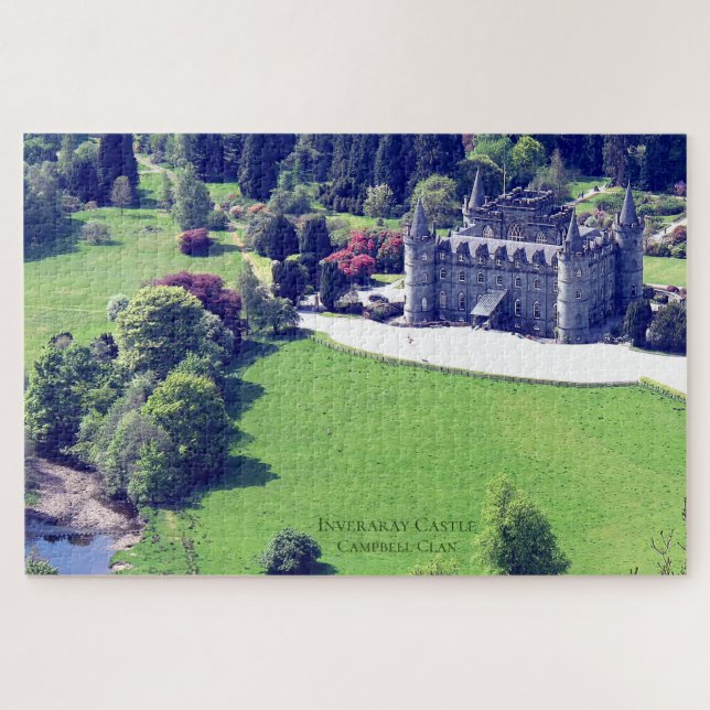Scotland's Inveraray Castle Campbell Clan Puzzle (Horizontal)