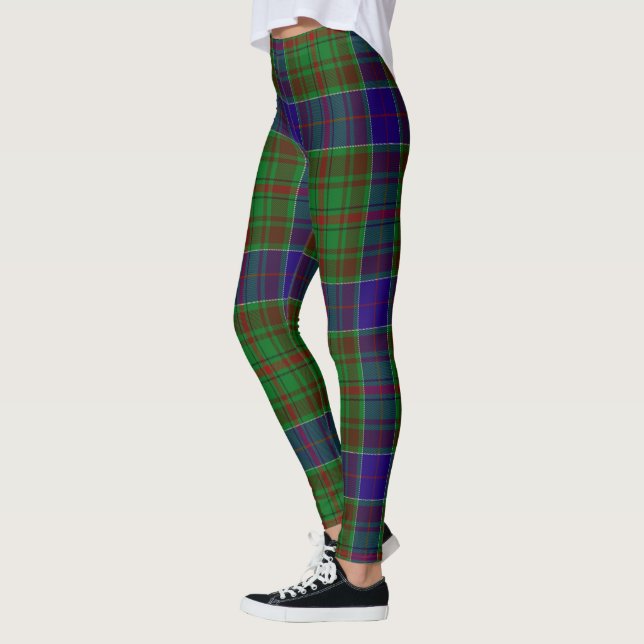 Scotstee Clan Adam Hunting Tartan Women Leggings (Gauche)