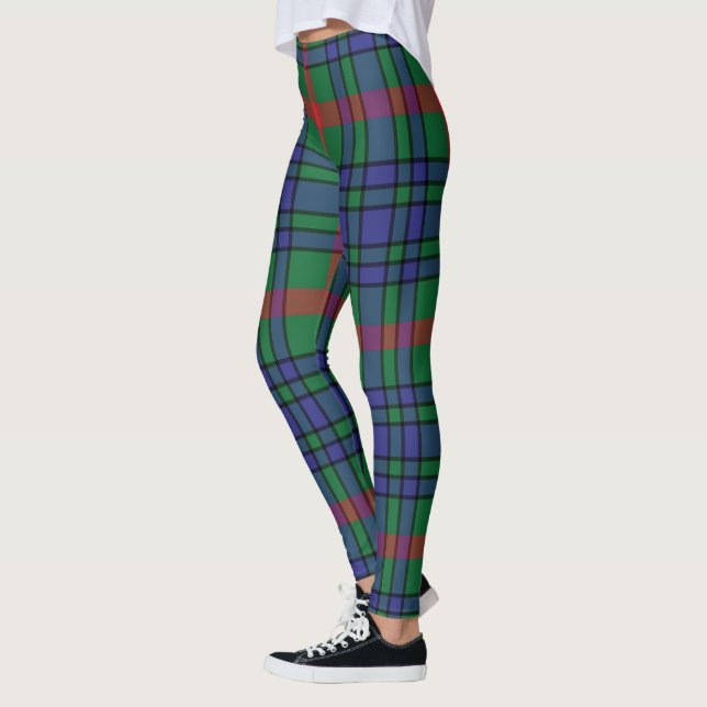 Scotstee Clan Aiton Tartan Femmes Leggings (Gauche)