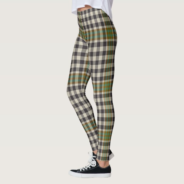 Scotstee Clan Burns Tartan Women Leggings (Gauche)