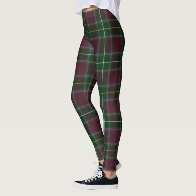 Scotstee Clan Carruthers Tartan Women Leggings (Gauche)
