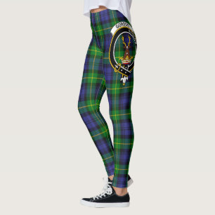 Scotstee Clan Gordon Crest Tartan Femmes Leggings