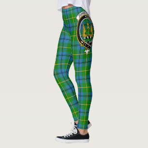 Scotstee Clan Johnston Crest Tartan Femmes Legging