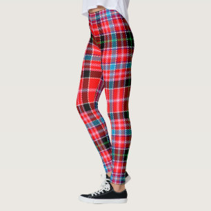 Scotstee Clan Straîon Tartan Femmes Leggings