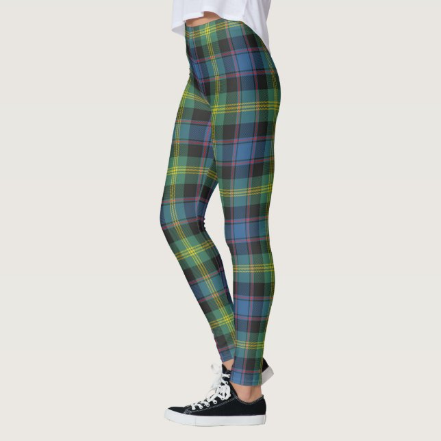 Scotstee Clan Watson Ancient Tartan Women Leggings (Gauche)