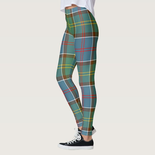 Scotstee Clan Whitelaw Tartan Femmes Leggings (Gauche)