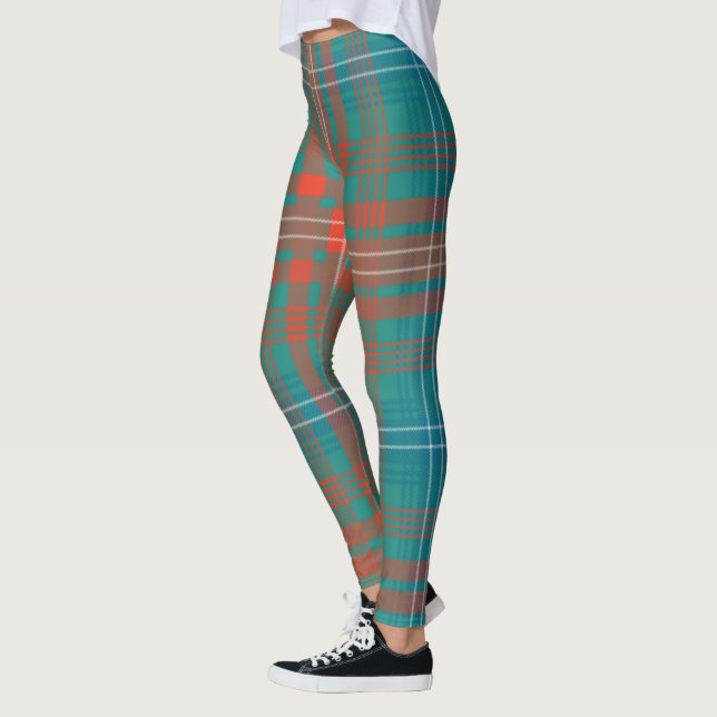 Scotstee Clan Wilson Ancient Tartan Women Leggings (Gauche)