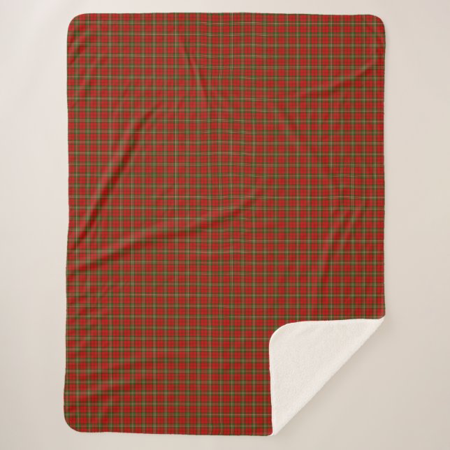 Scott tartan rouge vert plaid (Devant)