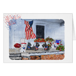 Scotties et Westies patriotiques