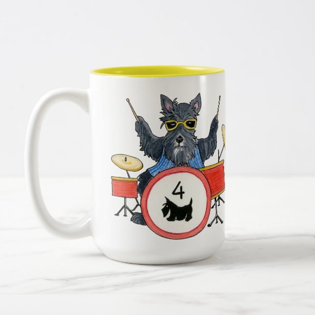 Scotties Rock Drummer Mug (Gauche)