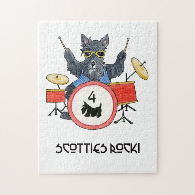 Scotties Rock Drummer Puzzle (Vertical)