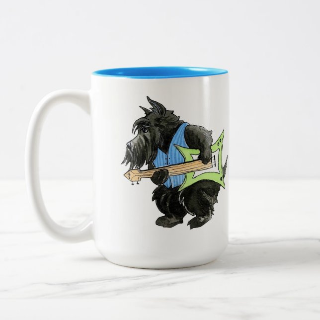 Scotties Rock Guitar Rocker Mug (Gauche)