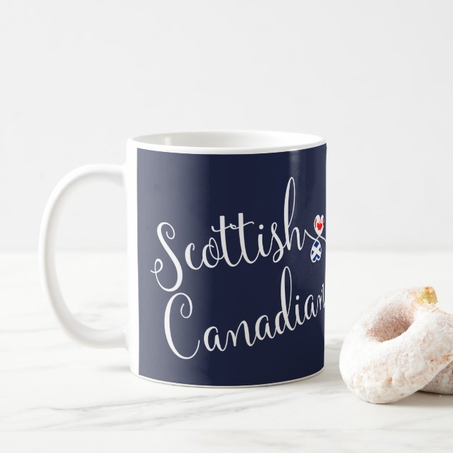 Scottish Canadian Entwins Hearg Mug (Avec donut)