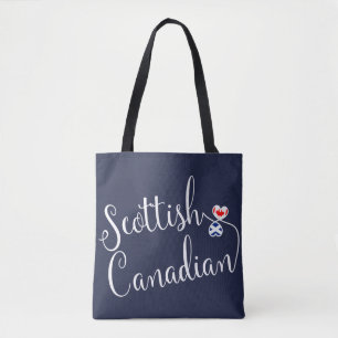 Scottish Canadian Entwins Hearts Grocery Sac
