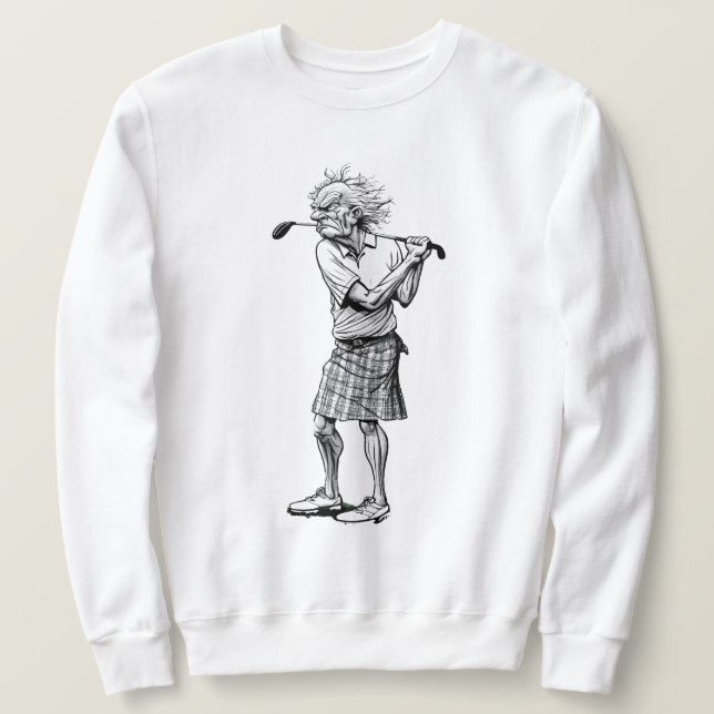 Scottish Golfer Sweatshirt (Design devant)