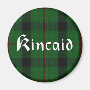 Scottish Kincaid Clan Tartan Plaid 'Fridge Magnet