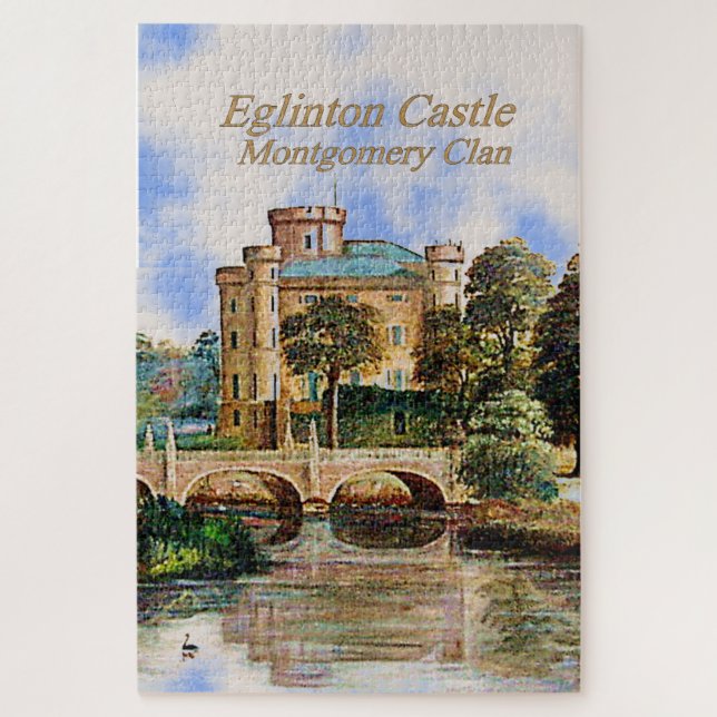 Scottish Montgomery Clan Eglinton Castle Puzzle (Vertical)