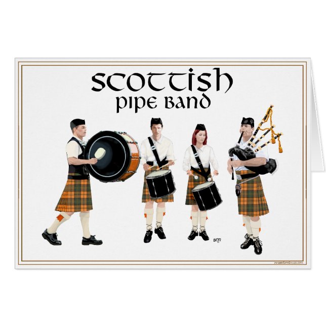 Scottish Pipe Band - Butterscotch (Devant horizontal)