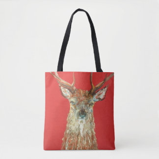 Scottish Stag sur un Sac fourre-tout de peinture r