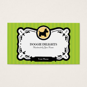 Scottish Terrier Carte de visite ou emballage pour