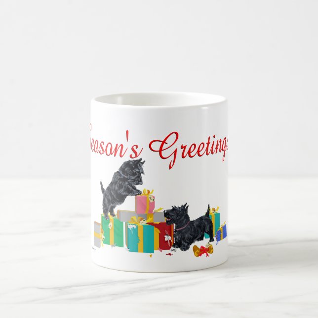 Scottish Terrier Christmas Mug (Centre)