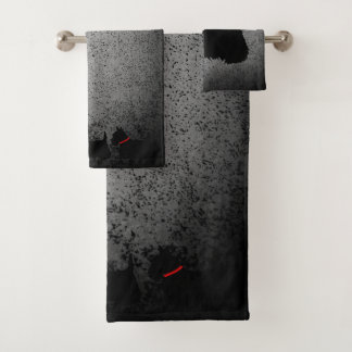 Scottish Terrier, collier rouge, argent granit