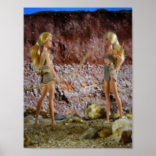 Scouter l'itinéraire. affiche