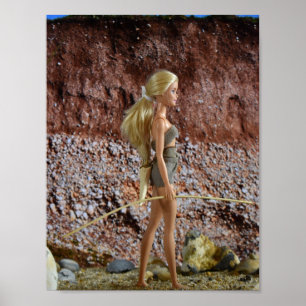 Scouter l'itinéraire. affiche