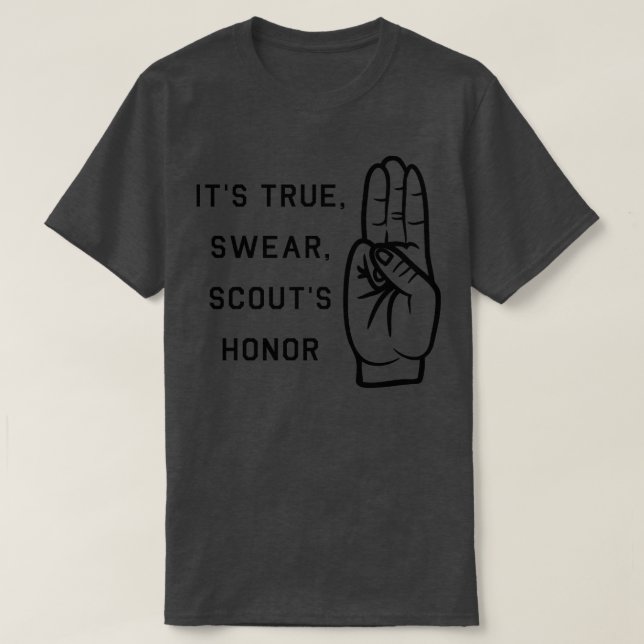 Scouts Honor TShirt 1 (Design devant)