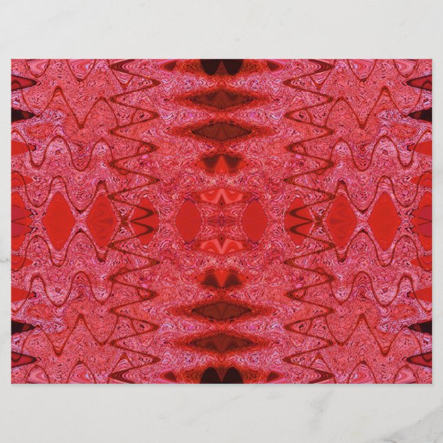 scrapbook à texture rouge (Devant)