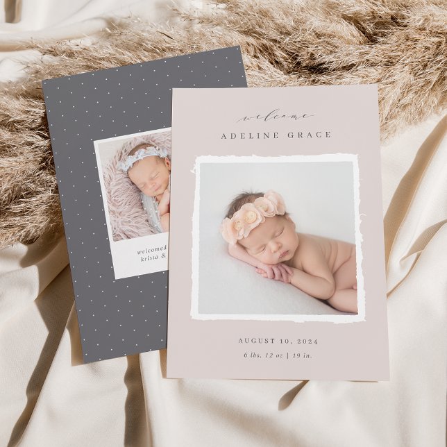 Scrapbook | Faire-part de naissance photo (Créateur téléchargé)