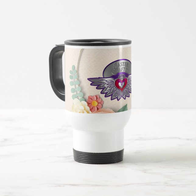 Scrapbookers Insigne principal Voyage Mug (Devant gauche)