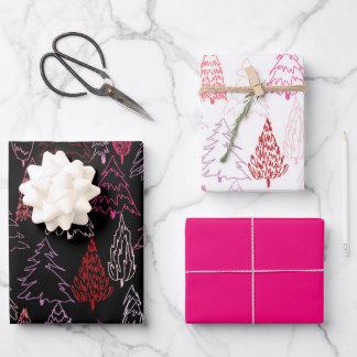 Scribble Arbres - Feuilles de papier d'enveloppeme