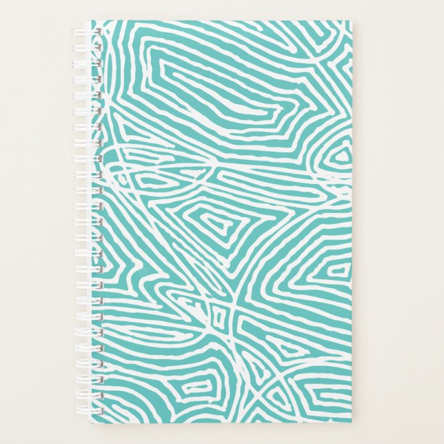 Scribbleprint turquoise (Devant)