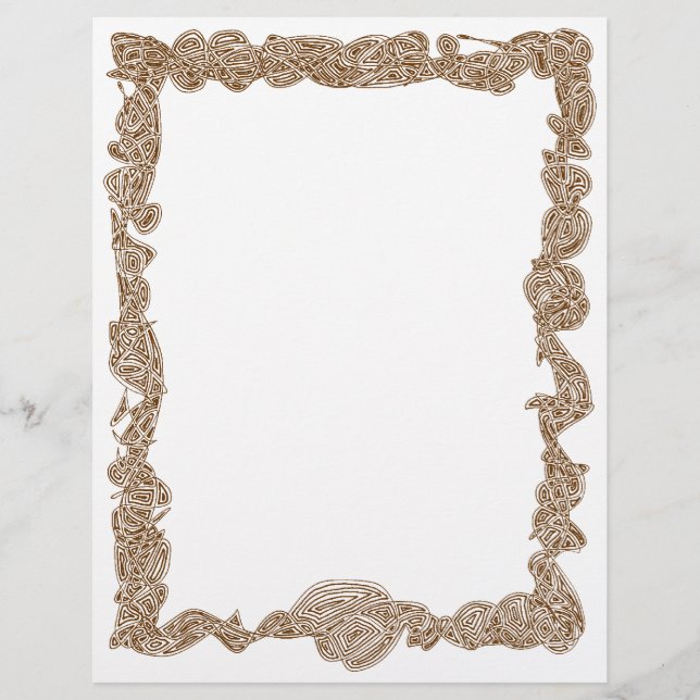 Scribbleprints en-tête - Brown (Devant)