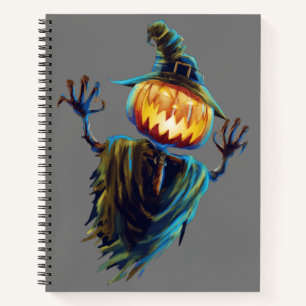 Scribbles éffrayants : Carnet Spiral Personnalisé