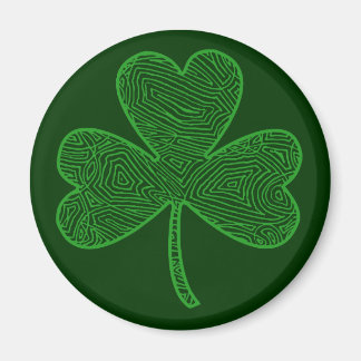 Scribblprint Shamrock Magnet